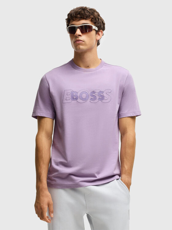 Cotton T-shirt with logo - 1