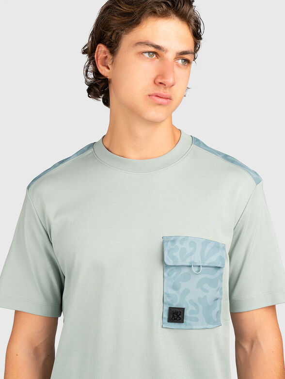 DABIENO T-shirt with accent pocket and logo - 4