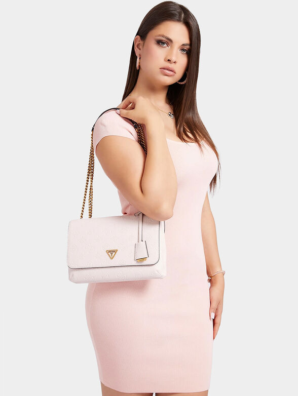 HELAINA crossbody bag in coral color - 2