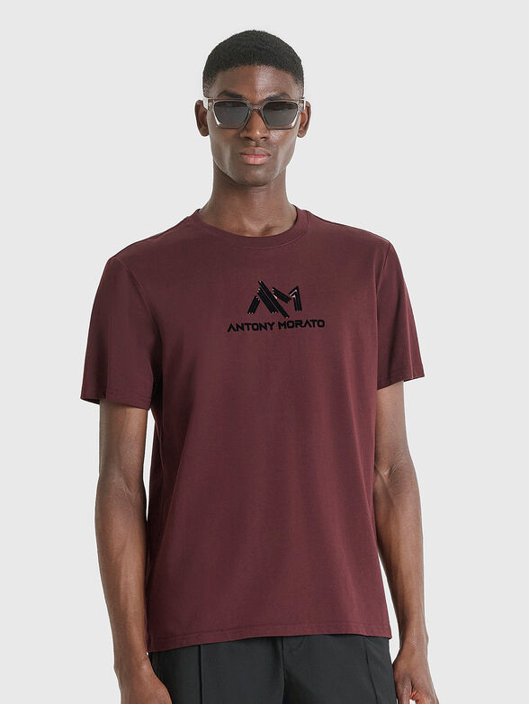 Black cotton T-shirt - 1