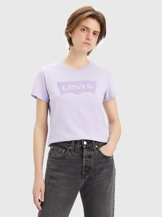 Purple logo t-shirt  - 1