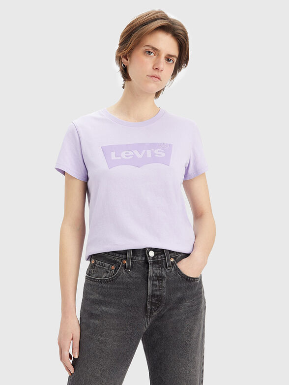 Purple logo t-shirt  - 1