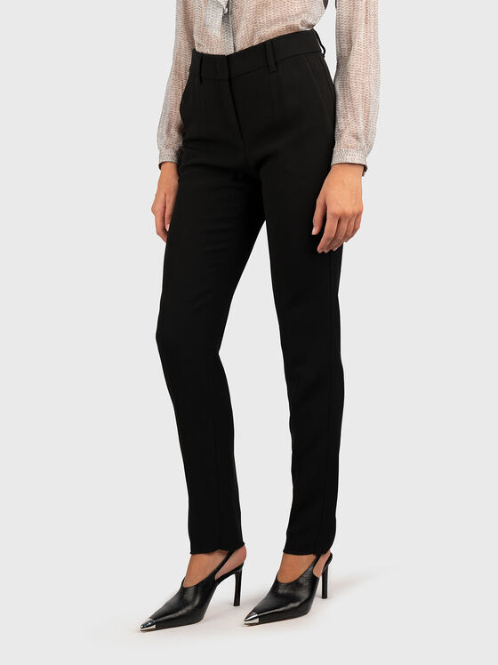 High waisted slim trousers - 1