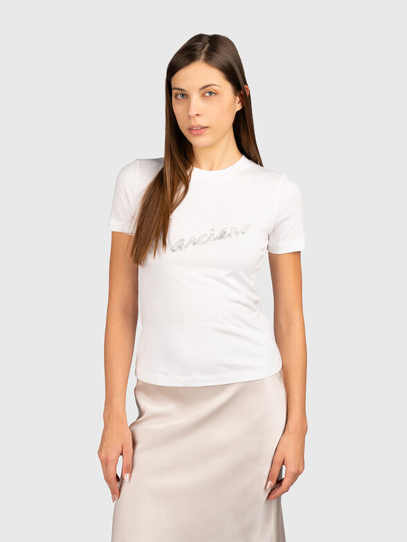 AMANDA T-shirt with contrast logo - 1