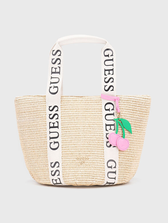 Knitted bag with accent logo - 1