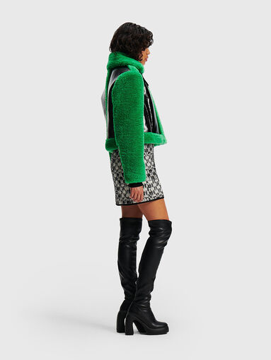 Jacket in green color - 5