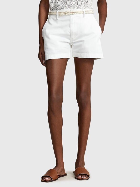 White chino shorts - 1