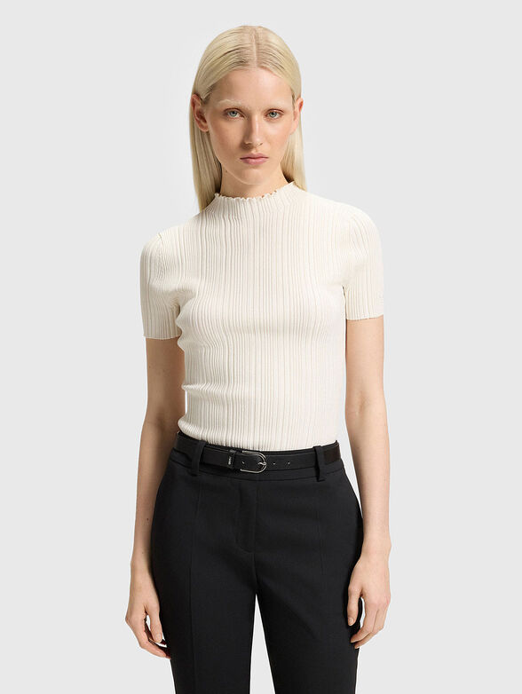 Short sleeve sweater - 1