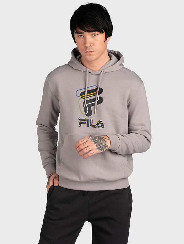 BEVER black sweatshirt with logo print - 1