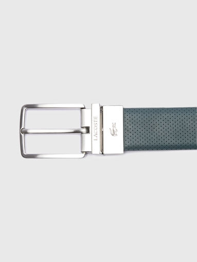 Double-face leather belt - 5