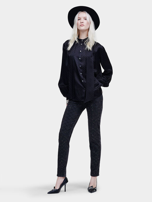 Jeans with rhinestones - 2