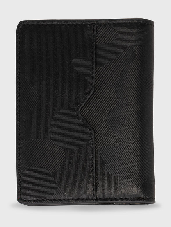 Cardholder with embossed design and triangular logo - 2