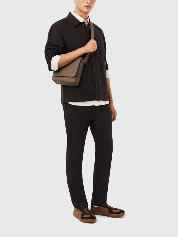 Cotton-blend chino pants - 4