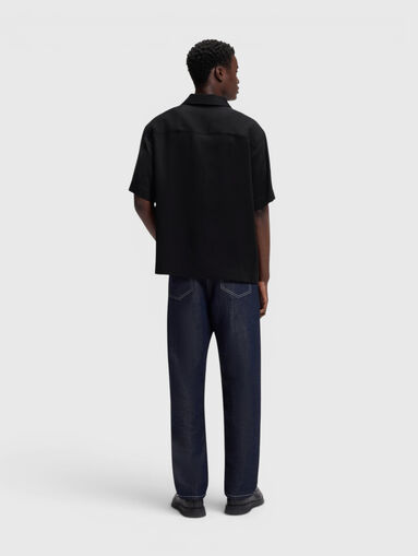 Oversized shirt with logo detail - 3