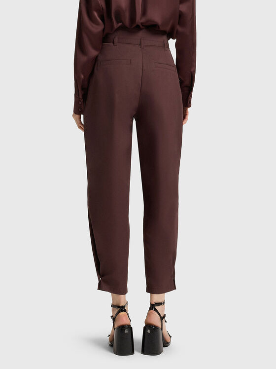 High waisted straight leg trousers - 2