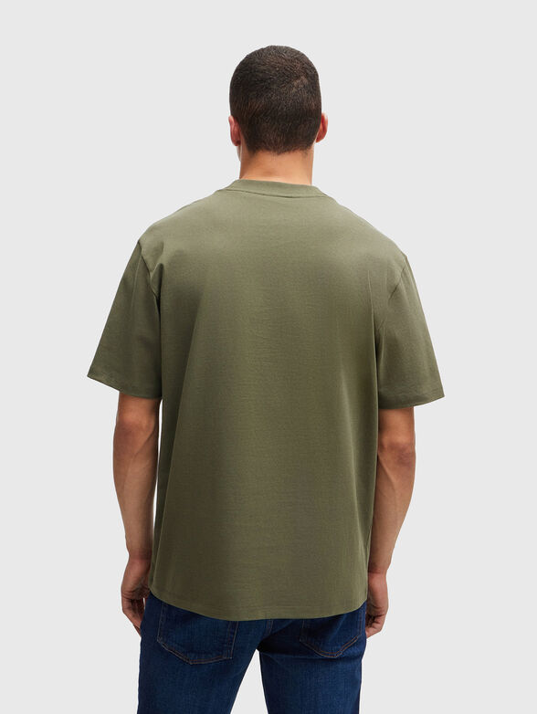 Oversized T-shirt with oval neckline - 3