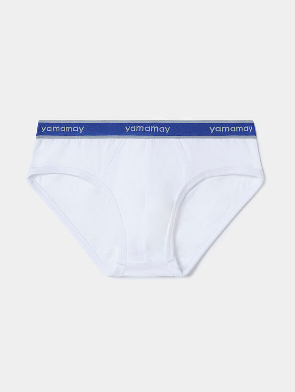 Set of two slips in dark blue and grey - 1