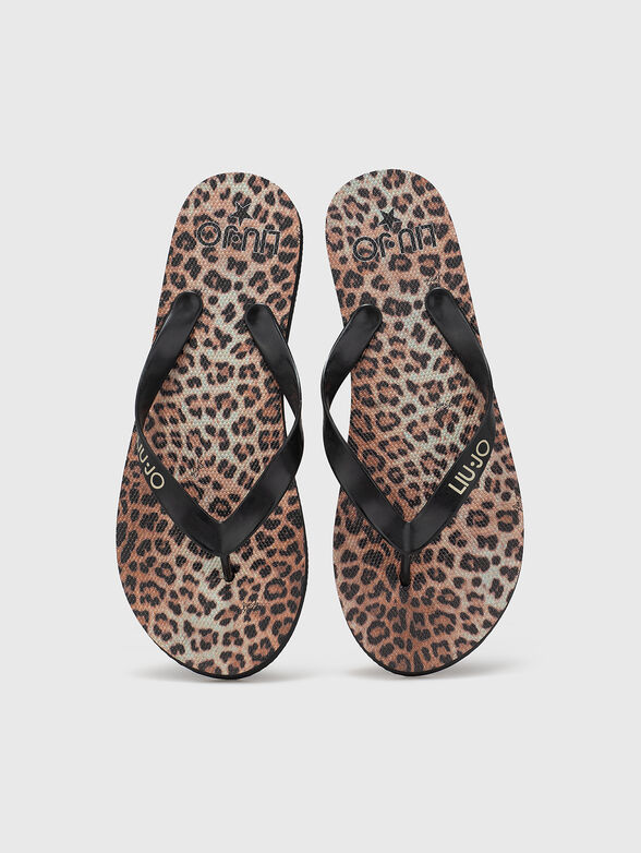 Animal print sandals - 6