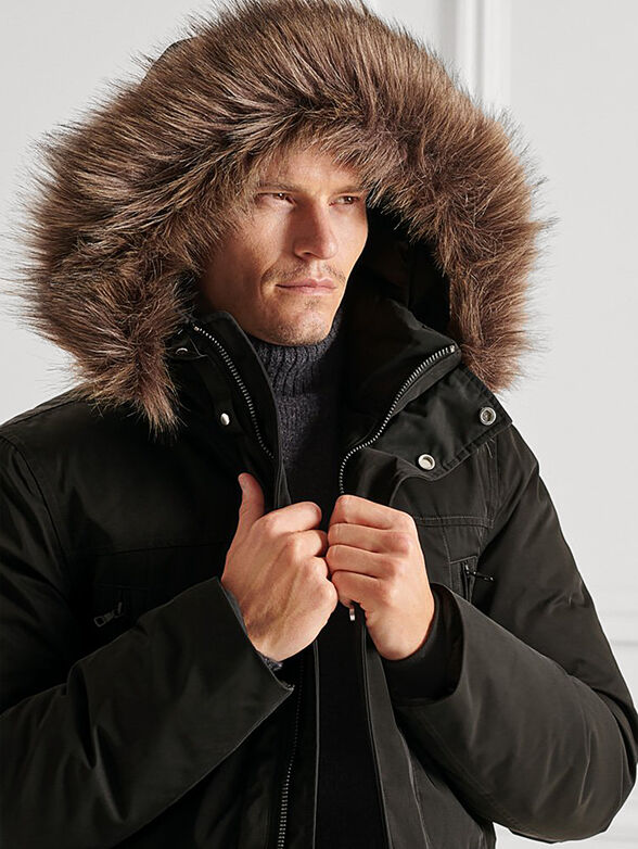 Winter jacket with a hood - 5