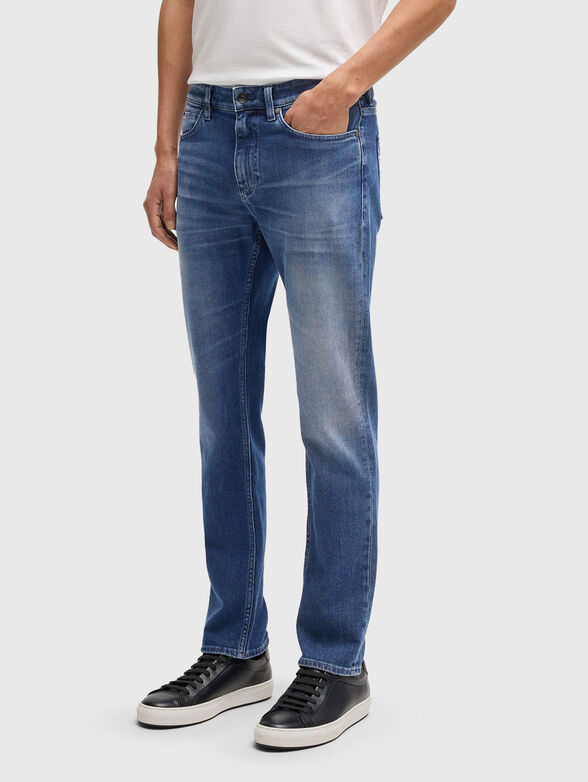 C-DELAWARE straight jeans with washed effect - 1
