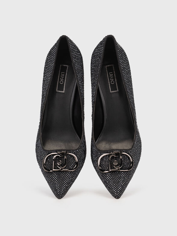 GIUSY 09 heeled shoes with rhinestones - 6
