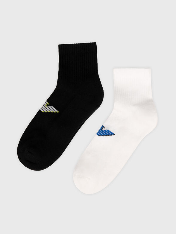 Set of two pairs of socks with logo - 1