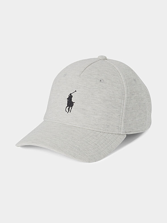 Baseball cap in grey colour with logo  - 1