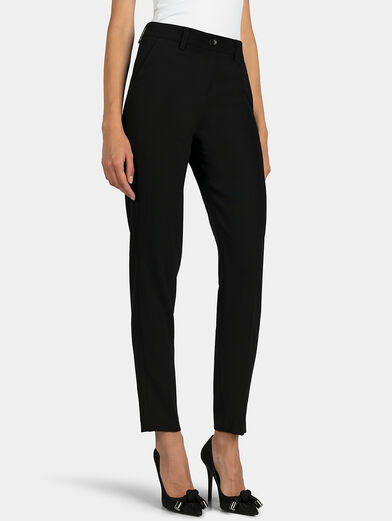 Black slim trousers - 1