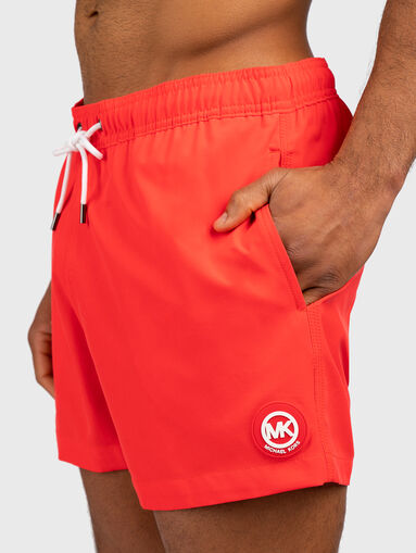 Beach shorts with logo detail - 5