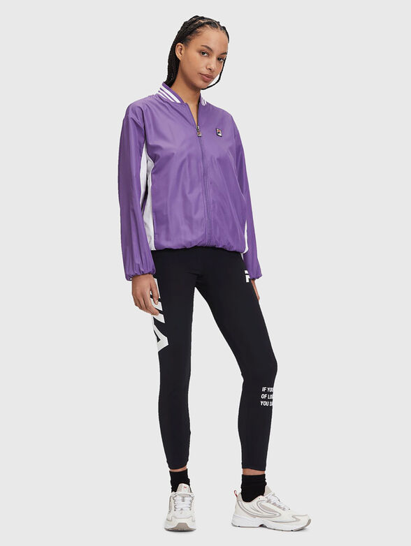 Sports legging  with logo print - 4