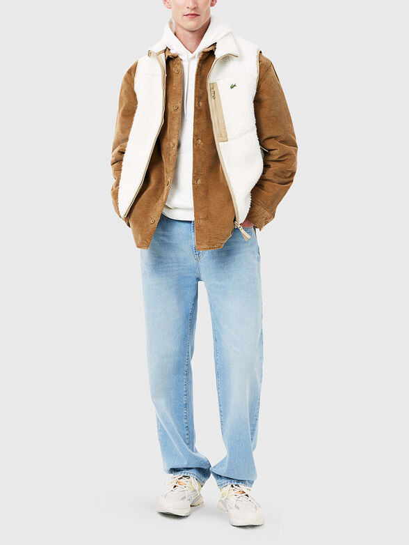 Sweatshirt with contrasting logo print on the back - 2