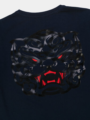 T-shirt in dark blue  - 5