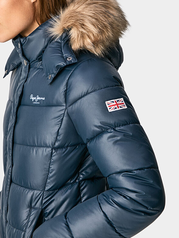 Padded JUNE jacket in black color - 5