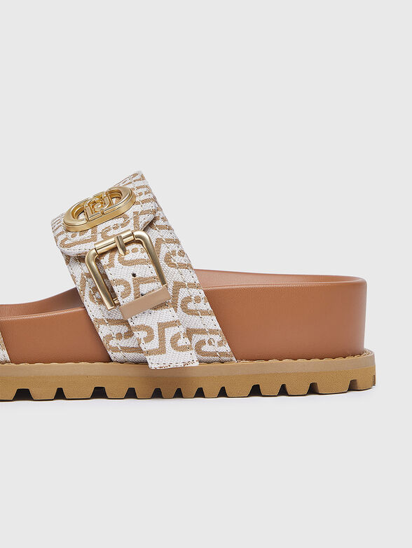 LIVIA 02 sandals with monogram print - 4