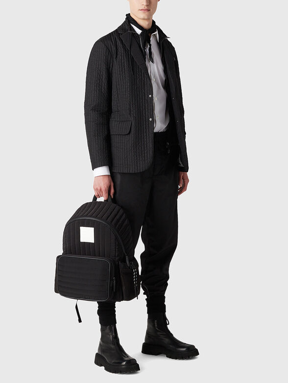 Black shirt with logo embroidery - 2