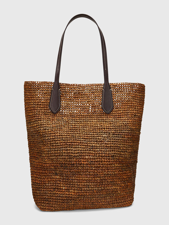 Raffia large tote bag - 3
