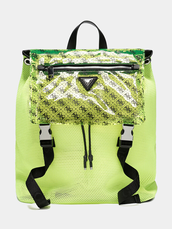 SALAMEDA Neon backpack in neon yellow - 1