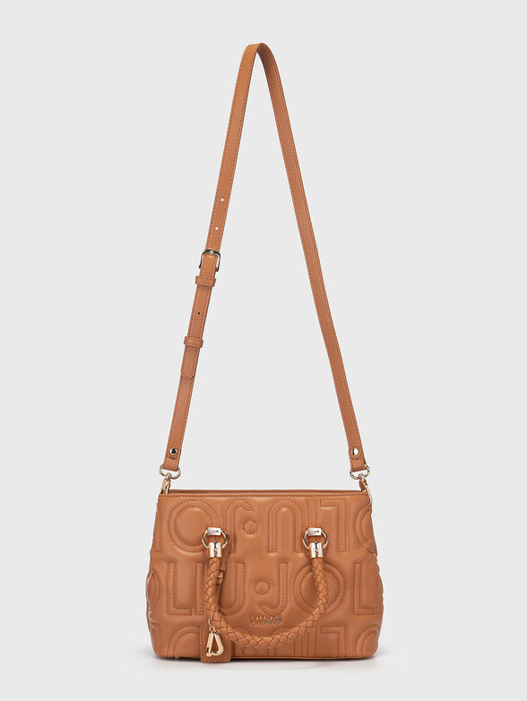 Handbag with quilted logo effect - 2