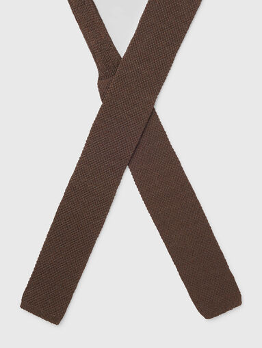 Linen and silk tie - 3