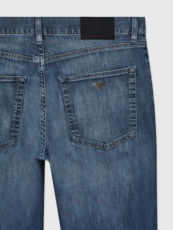 Cotton blue jeans - 4