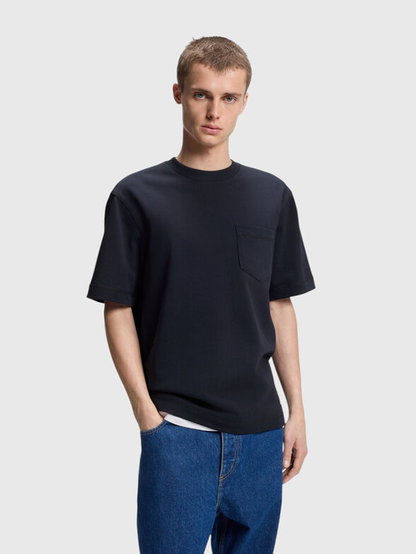 T-shirt with crew neck and pocket - 2