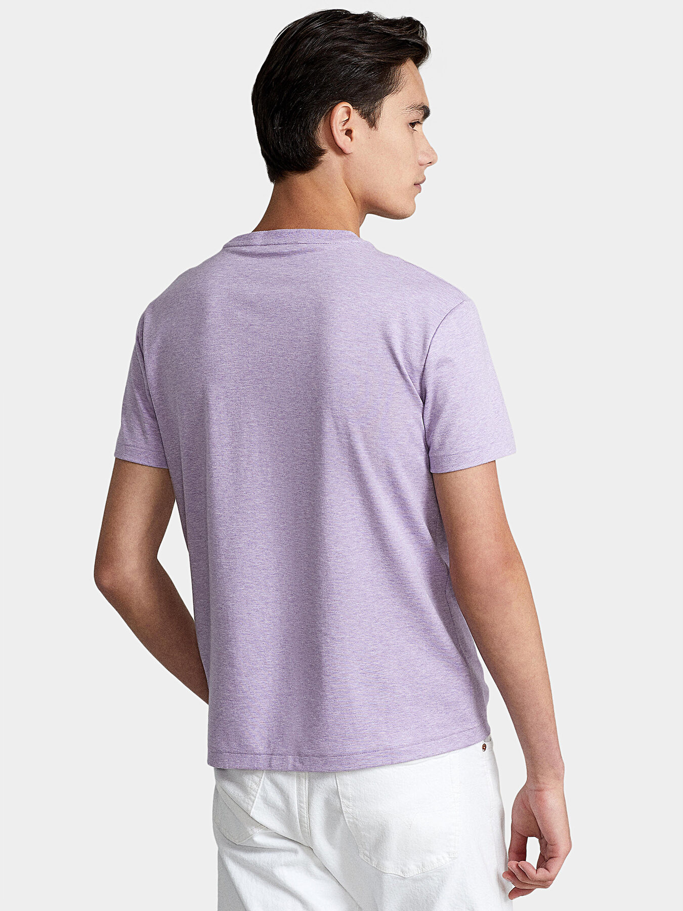 Purple T-shirt with Pony logo brand POLO RALPH LAUREN