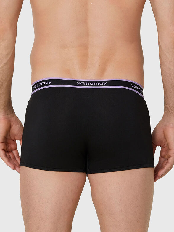 NEW FASHION COLOR cotton boxers with logo embroidery - 2