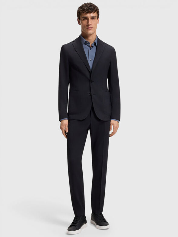 Slim wool blend blazer - 2