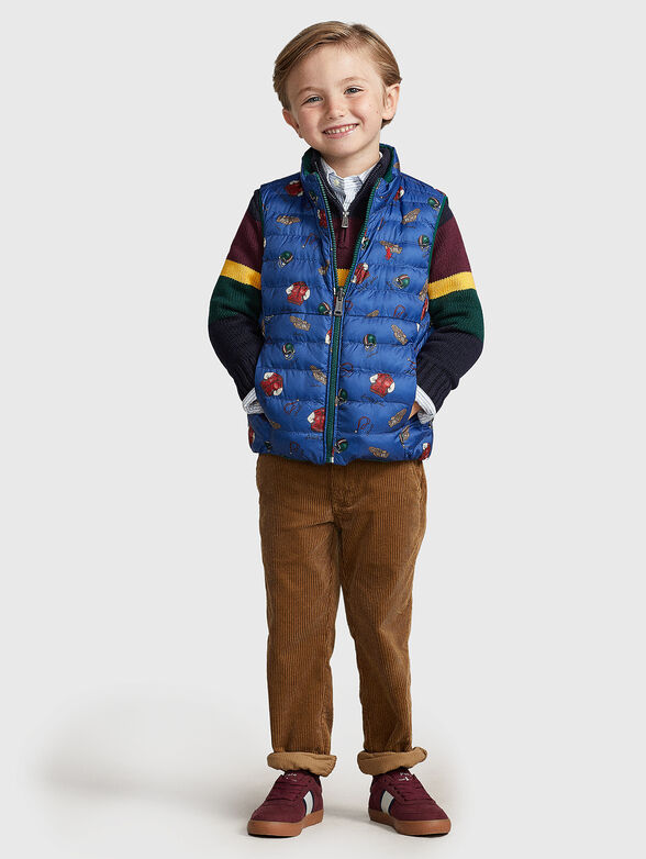 Padded reversible sleeveless jacket - 3