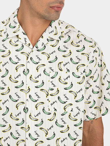 Shirt with short sleeve and print - 4