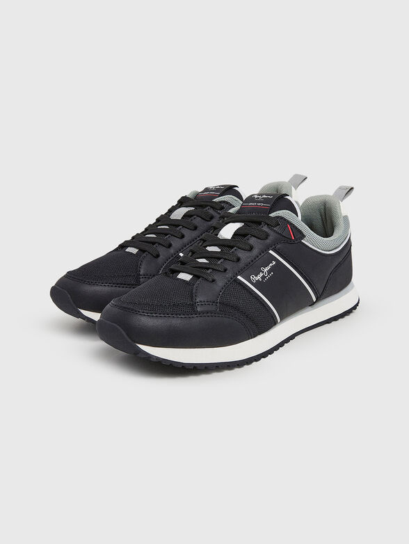 DUBLIN BRAND black sports shoes - 1