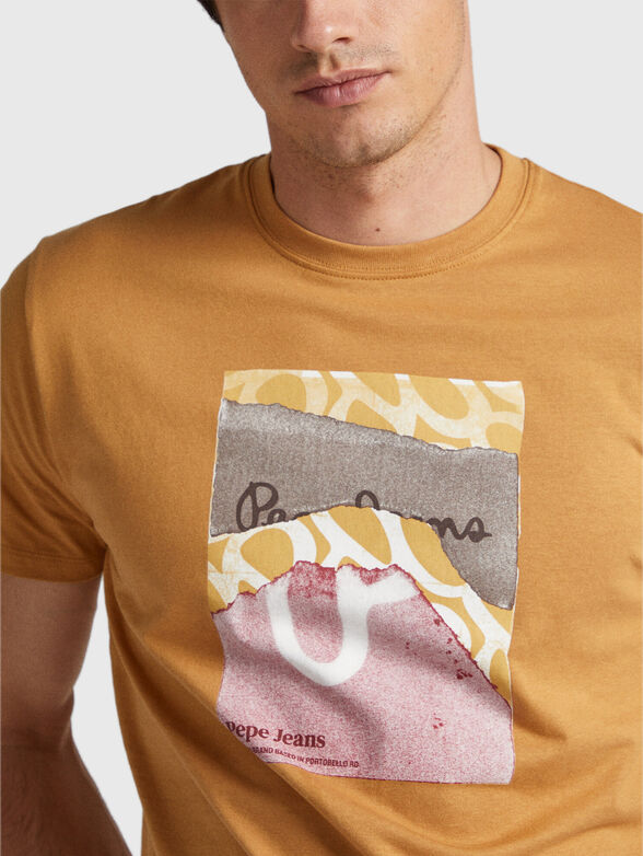 KENELM cotton T-shirt with print - 4