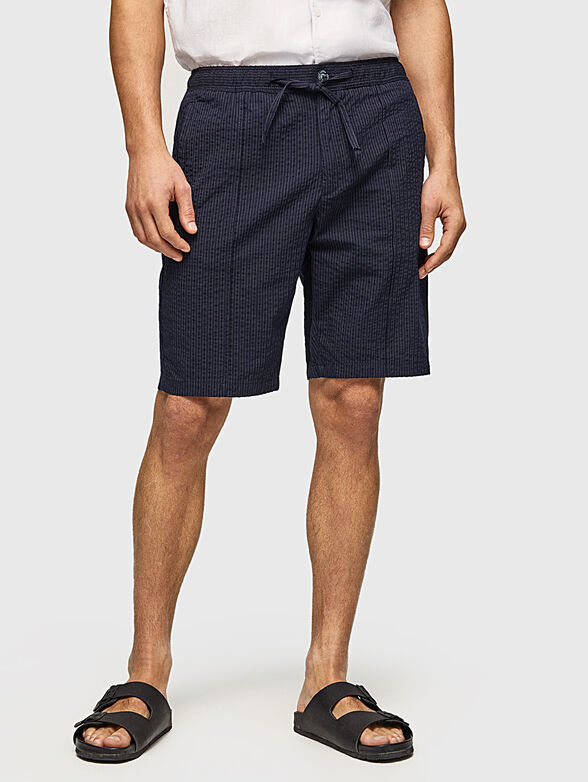 CASTLE striped shorts - 1