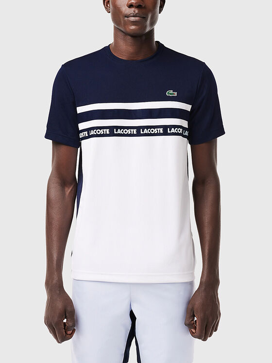 T-shirt with oval neckline - 1